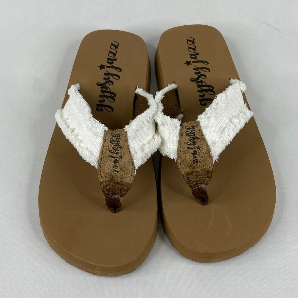 Gypsy Jazz Encore White Flip Flop NWT - Picture 3 of 6